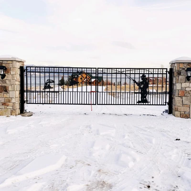 Custom Entry Gate by B & K Metal Works