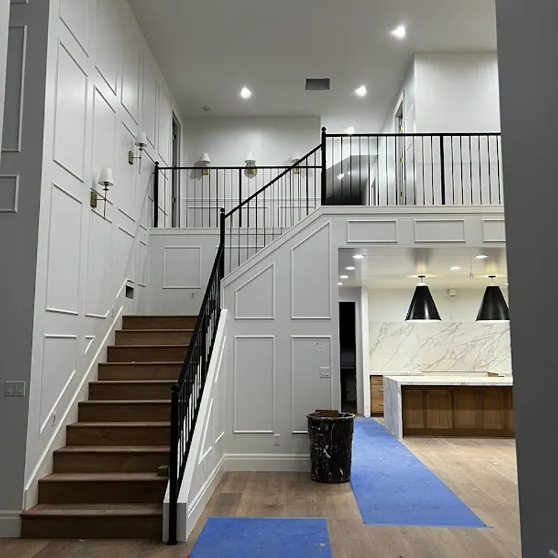 Loft Stair Railing by B & K Metal Works