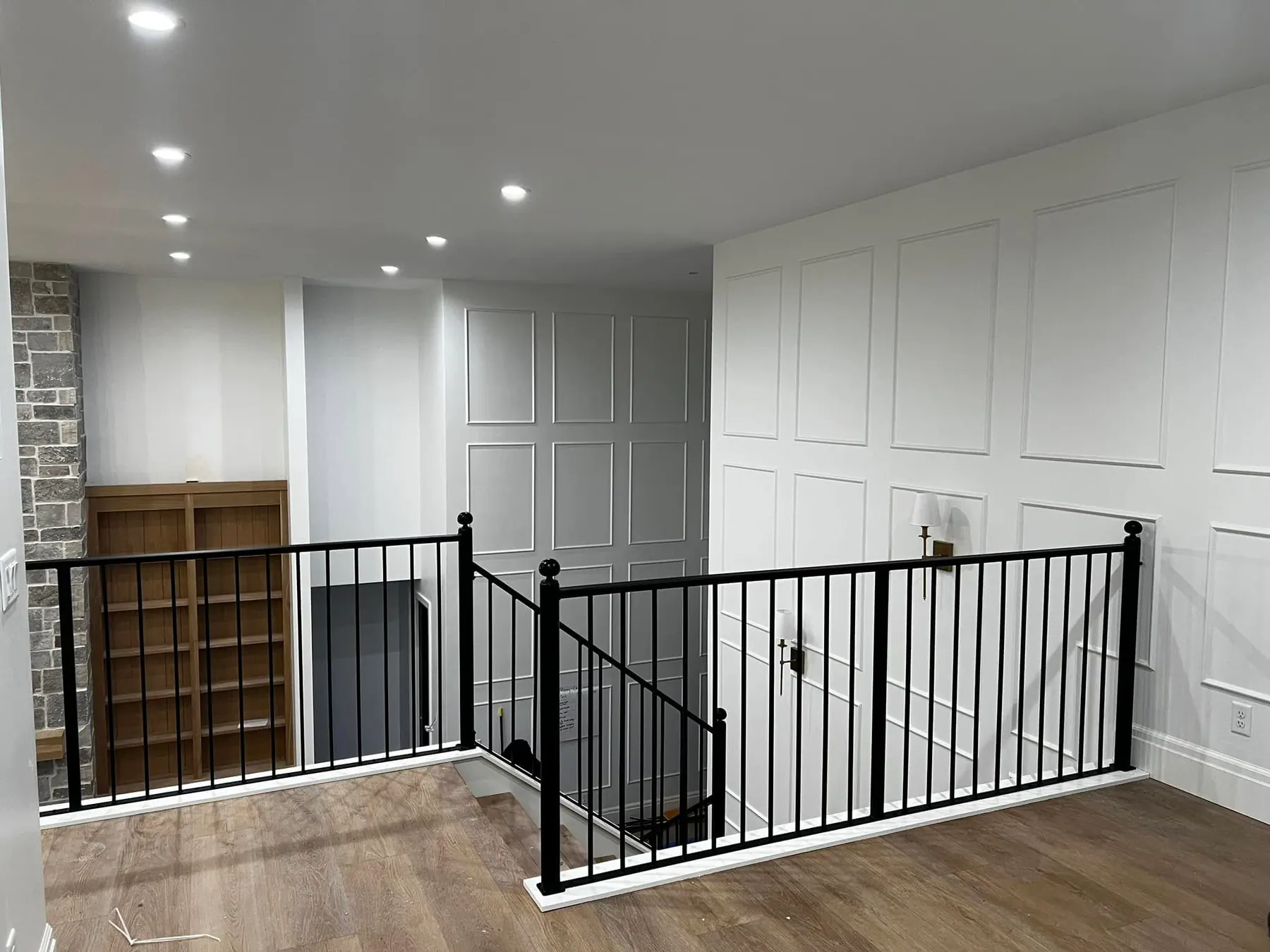 Upper Landing Railing by B & K Metal Works